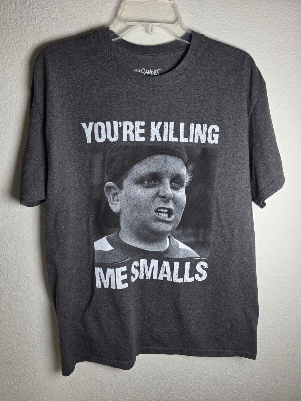 Vintage Vibe The Sandlot Ham Porter Graphic T-Shirt Heather Charcoal Gray L